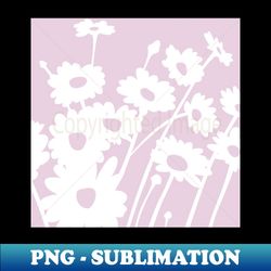 Soft pink daisy meadow - Stylish Sublimation Digital Download - Perfect for Personalization
