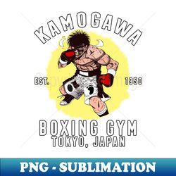 kamogawa boxing gym - ippo - png transparent digital download file for sublimation - unleash your creativity
