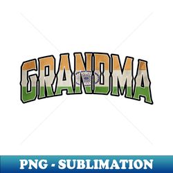 Grandma Indian Vintage Heritage DNA Flag - Unique Sublimation PNG Download - Fashionable and Fearless