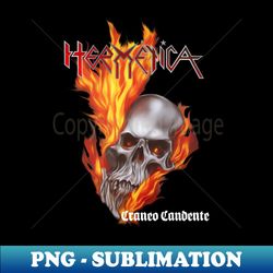 HermeticaCraneo Candente - Sublimation-Ready PNG File - Spice Up Your Sublimation Projects