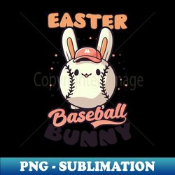 baseball easter shirt  easter baseball bunny - signature sublimation png file - defying the norms