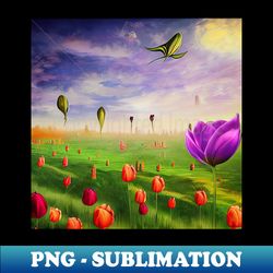 Princess Flower - Artistic Sublimation Digital File - Unleash Your Creativity