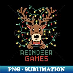 Reindeer Games - Vintage Sublimation PNG Download - Unleash Your Creativity