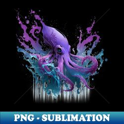 Squid Pro Quo - Retro PNG Sublimation Digital Download - Vibrant and Eye-Catching Typography