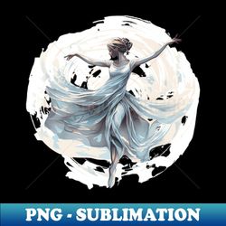 ballet art nouveau - trendy sublimation digital download - vibrant and eye-catching typography