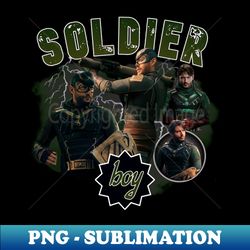 Soldier Boy - PNG Transparent Sublimation Design - Bold & Eye-catching