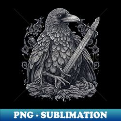 victorian raven - Artistic Sublimation Digital File - Perfect for Sublimation Mastery