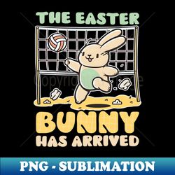 volleyball easter shirt  easter bunny has arrived - exclusive png sublimation download - enhance your apparel with stunning detail
