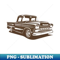 Vintage Pickup 60s - Stylish Sublimation Digital Download - Spice Up Your Sublimation Projects