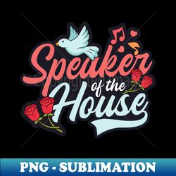 Speaker Shirt  Speaker In The House - Artistic Sublimation Digital File - Bring Your Designs to Life