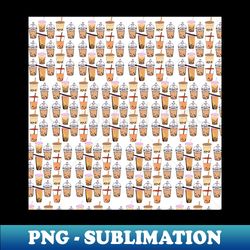 Boba Drinks - Elegant Sublimation PNG Download - Unlock Vibrant Sublimation Designs