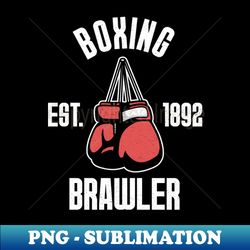 boxer fighting boxing gloves kickboxing boxing - signature sublimation png file - unleash your creativity