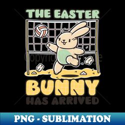 volleyball easter shirt  easter bunny has arrived - creative sublimation png download - perfect for sublimation mastery