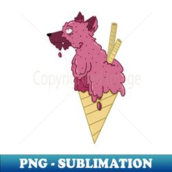Ice-cream Dog - Aesthetic Sublimation Digital File - Unleash Your Inner Rebellion