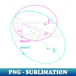 Keplers Law Of Planetary Motion - Creative Sublimation PNG Download - Perfect for Sublimation Art