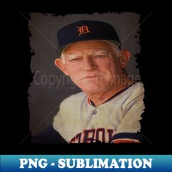 sparky anderson detroit tigers old photo vintage - instant sublimation digital download - perfect for creative projects