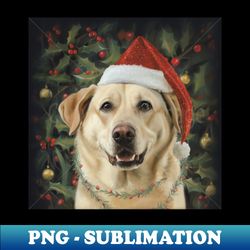 Christmas Labrador - Unique Sublimation PNG Download - Perfect for Creative Projects