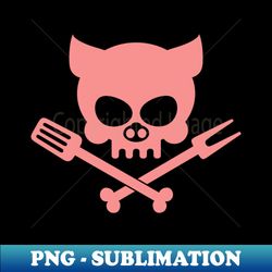 Crazy Guys Grill Jolly Roger - Pink - High-Quality PNG Sublimation Download - Enhance Your Apparel with Stunning Detail