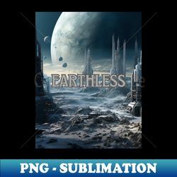 Earthless with the sky in hues of gray - Creative Sublimation PNG Download - Perfect for Personalization