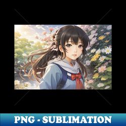 Enchanting Japanese Beauty V - Special Edition Sublimation PNG File - Perfect for Creative Projects