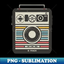 A 8-Track - Digital Sublimation Download File - Instantly Transform Your Sublimation Projects