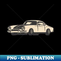 A minimalist classic car - PNG Sublimation Digital Download - Perfect for Creative Projects