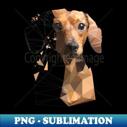 Arty Dachshunds Sausage Dog Dackel - Premium PNG Sublimation File - Enhance Your Apparel with Stunning Detail