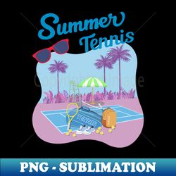 Summer tennis - Signature Sublimation PNG File - Perfect for Creative Projects