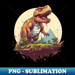 dinosaur - Retro PNG Sublimation Digital Download - Defying the Norms