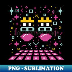 retro gaming pixel art - Modern Sublimation PNG File - Spice Up Your Sublimation Projects