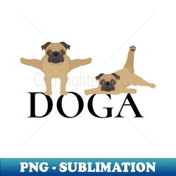 Doga - Retro PNG Sublimation Digital Download - Perfect for Sublimation Art
