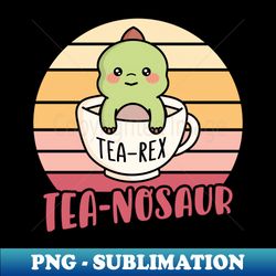 tea-rex kawaii baby t-rex dinosaur in a tea cup - png transparent sublimation file - unleash your creativity