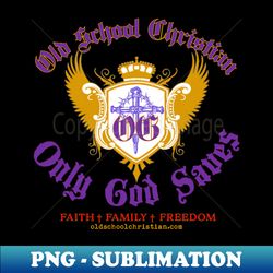 Winged Shield of God - Exclusive Sublimation Digital File - Fashionable and Fearless