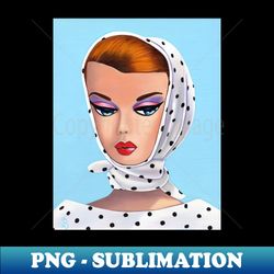fashion doll - modern sublimation png file - create with confidence