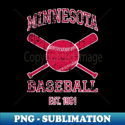 Minnesota Baseball Team I - Stylish Sublimation Digital Download - Bold & Eye-catching