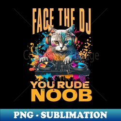 Face The DJ - - Sublimation-Ready PNG File - Capture Imagination with Every Detail