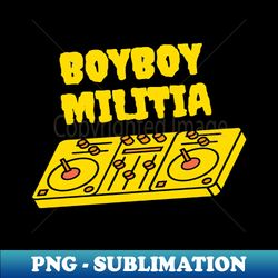 Boyboy Militia - Vinyl collection yellow - Trendy Sublimation Digital Download - Capture Imagination with Every Detail