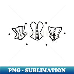 Corset Trio - High-Resolution PNG Sublimation File - Unlock Vibrant Sublimation Designs
