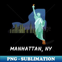 manhattan new york - unique sublimation png download - stunning sublimation graphics