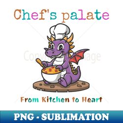Dragon Chef - Trendy Sublimation Digital Download - Bring Your Designs to Life
