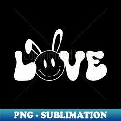 Love Bunny - Retro PNG Sublimation Digital Download - Unleash Your Inner Rebellion