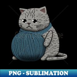 best knitting mom ever cat - modern sublimation png file - create with confidence