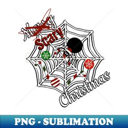 Scary Christmas Web - Exclusive PNG Sublimation Download - Capture Imagination with Every Detail