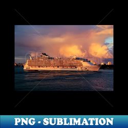 Allure of the Seas departing Fort Lauderdale - Aesthetic Sublimation Digital File - Add a Festive Touch to Every Day
