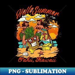 Hello Summer - Digital Sublimation Download File - Unlock Vibrant Sublimation Designs