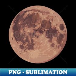 Moon - Red - Exclusive Sublimation Digital File - Instantly Transform Your Sublimation Projects