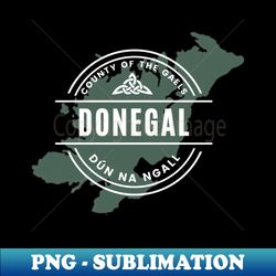 County Donegal Map - Instant Sublimation Digital Download - Revolutionize Your Designs