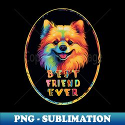 Pomeranian Dog Line Art 1 - Aesthetic Sublimation Digital File - Enhance Your Apparel with Stunning Detail