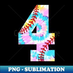 Baseball Tie Dye Rainbow Kids Boys Teenage Men Girls Gifts - Creative Sublimation PNG Download - Instantly Transform Your Sublimation Projects