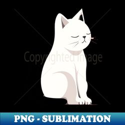 Minimalist elegant cat - Premium Sublimation Digital Download - Defying the Norms